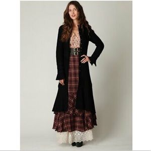 Free People Wool Heritage Duster Coat 10